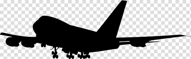 Airplane Drawing, Aircraft, Airbus A380, Jet Aircraft, Boeing 747, Silhouette, Air Travel, Aviation transparent background PNG clipart