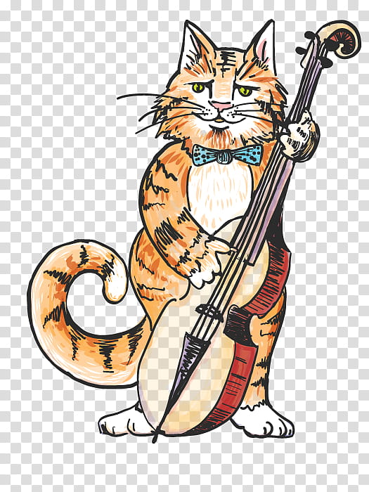 Dog And Cat, Violin, Character, String Instrument, Violin Family, Tail, Violinist transparent background PNG clipart