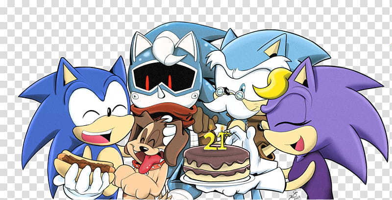 Happy Birthday Sonic, Sonic birthday art transparent background PNG clipart