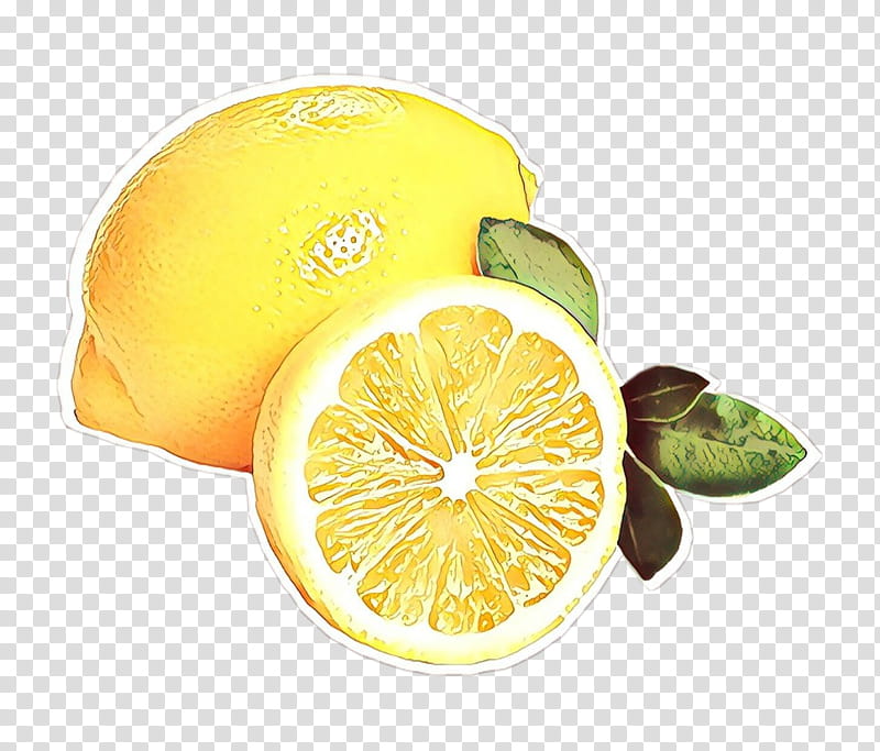 lemon citrus yellow citron fruit, Cartoon, Sweet Lemon, Meyer Lemon, Persian Lime, Lemonlime transparent background PNG clipart