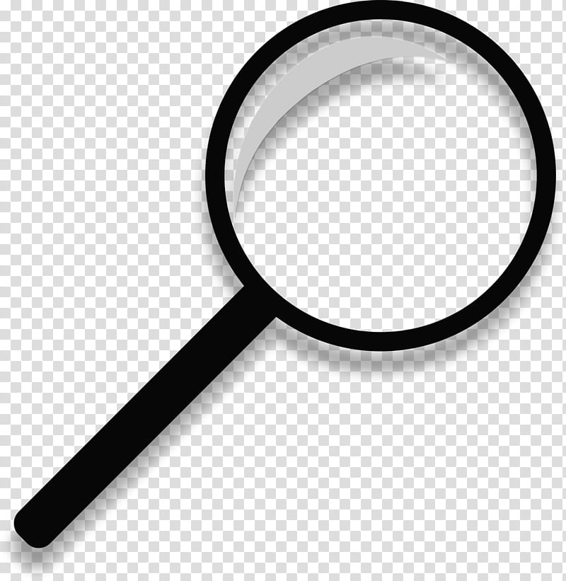 Magnifying Glass, Screen Magnifier, Magnification, Silhouette, Lens, Office Instrument, Circle, Office Supplies transparent background PNG clipart