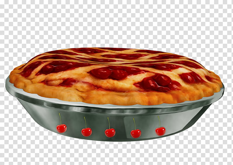 dish food cuisine ingredient pot pie, Watercolor, Paint, Wet Ink, Baked Goods, Cherry Pie, Dessert, Steak Pie transparent background PNG clipart