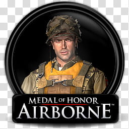 Game  Black, Medal of Honor Airborne icon transparent background PNG clipart