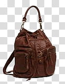Back to school  s, brown leather knapsack back transparent background PNG clipart