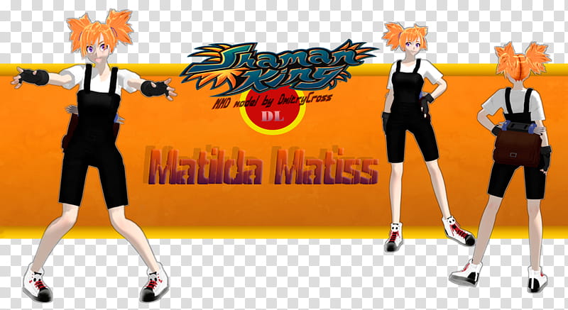 [Shaman] Matilda Matiss dl | Shaman King MMD transparent background PNG clipart