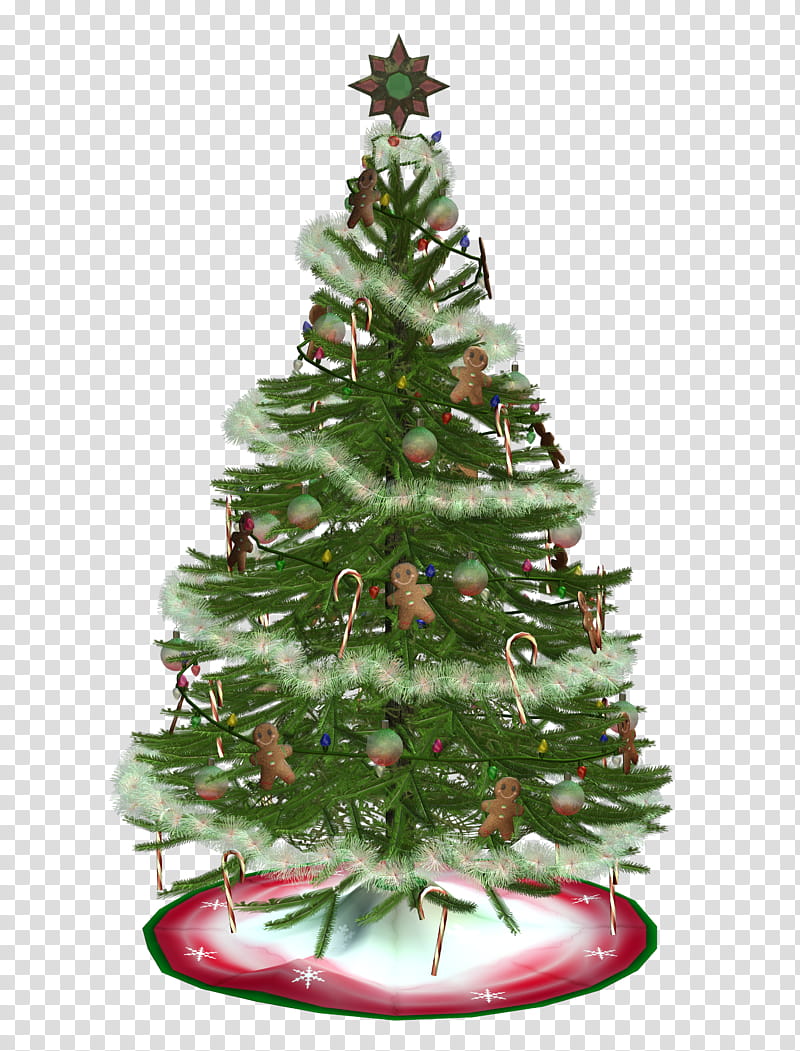 D Xmas Trees, green Christmas tree illustration transparent background PNG clipart