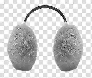 Christmas s, white earmuffs transparent background PNG clipart