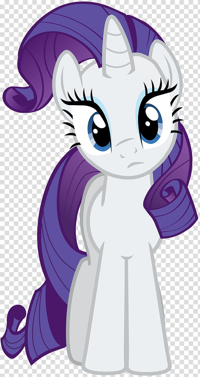 MLP, Rarity looking at You (Confused) transparent background PNG clipart