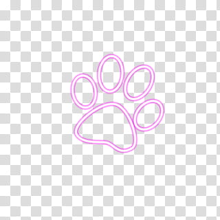 Huella De Mascota Neon, pink animal paw mark art transparent background PNG clipart