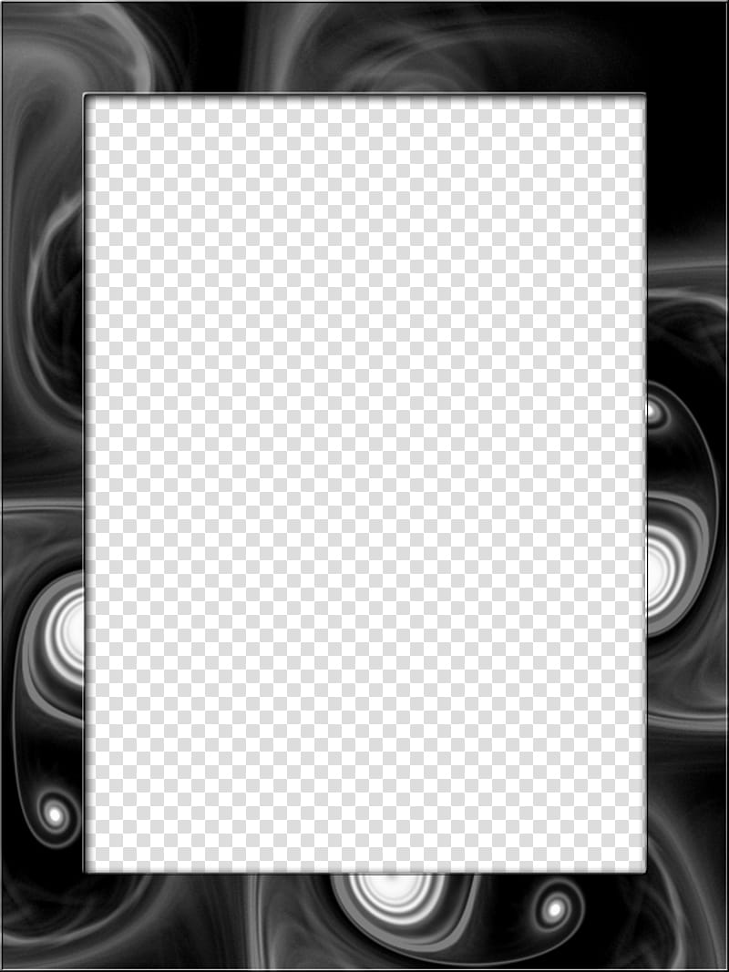 BW Frame , black and gray border transparent background PNG clipart
