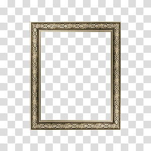 Frames, rectangular brown and beige borderline transparent background PNG clipart