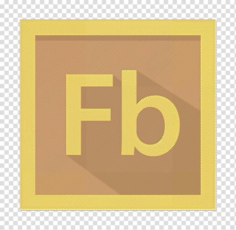 adobe icon design icon flash builder icon, Yellow, Text, Material Property, Logo, Square, Rectangle, Beige transparent background PNG clipart