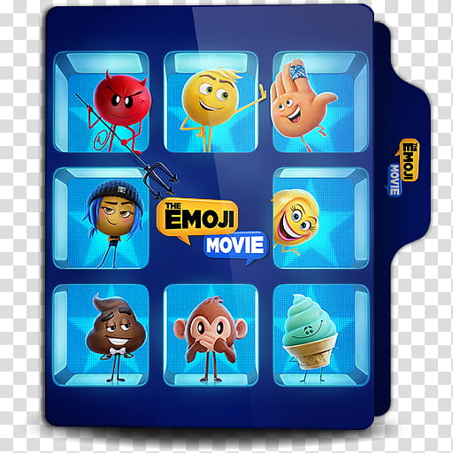 The Emoji Movie  folder icon, Templates  transparent background PNG clipart