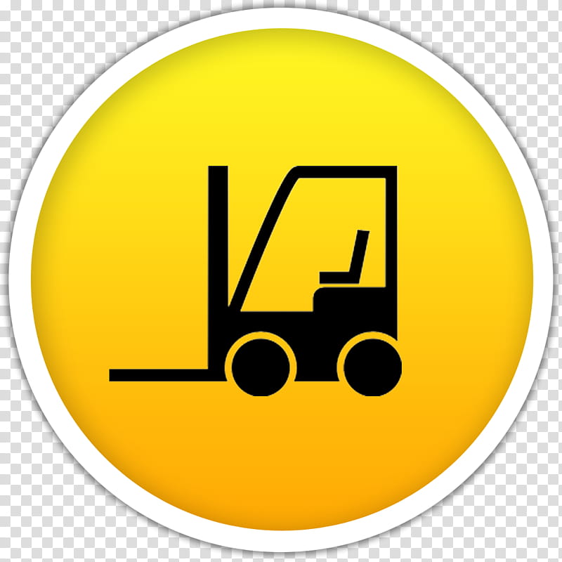 Dots, forklift icon transparent background PNG clipart
