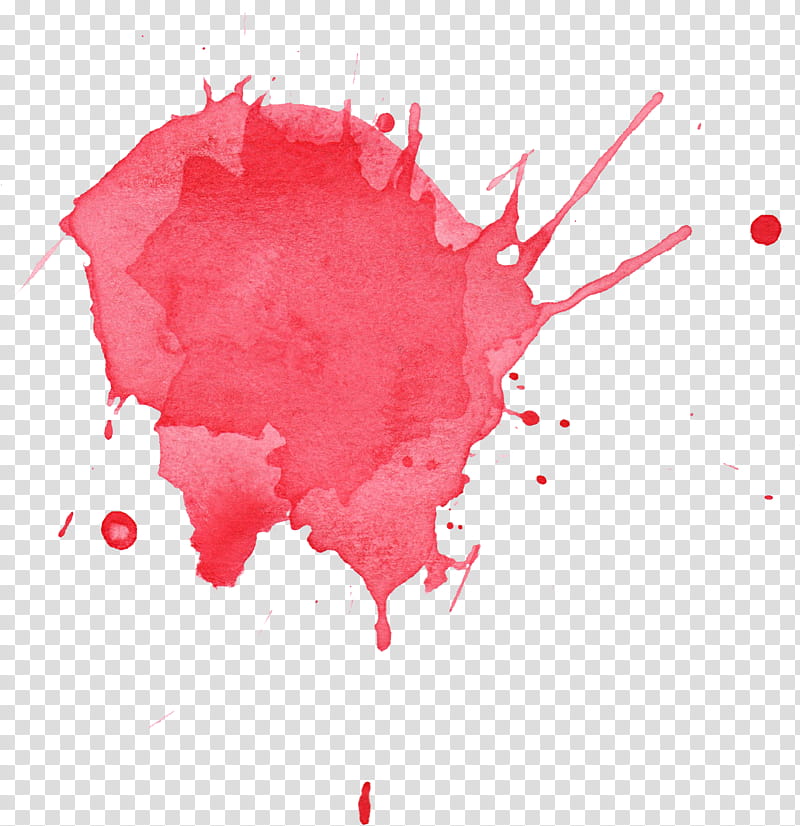 Watercolor Stain, Watercolor Painting, Red, Texture, Pink transparent background PNG clipart