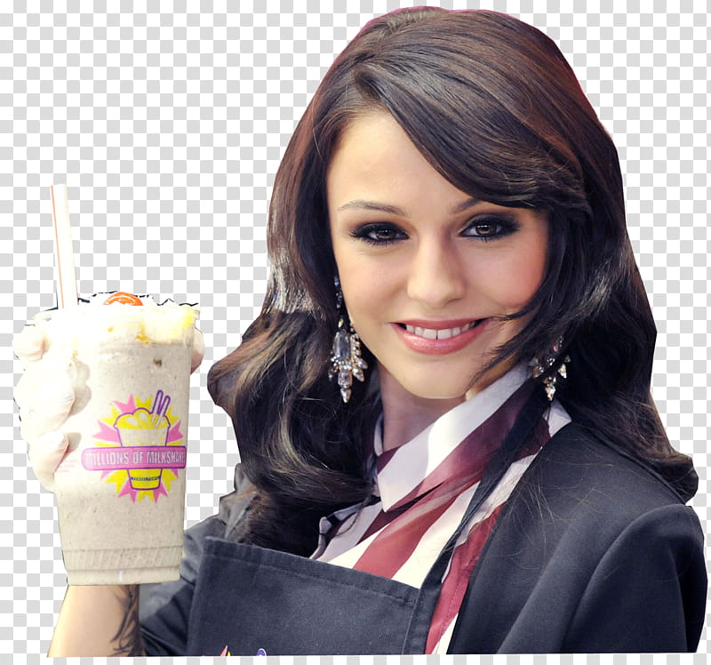 Cher Lloyd HQ, woman holding beverage cup transparent background PNG clipart