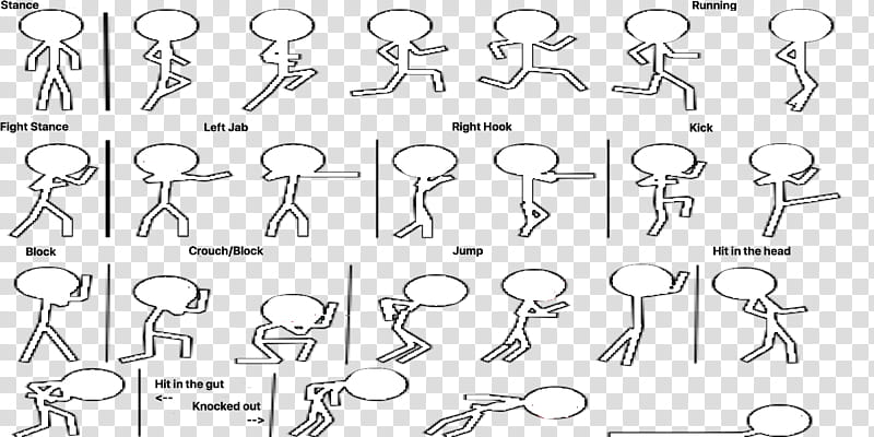 Fight, Sprite, Stick Figure, Animation, Pivot Animator, Stick Fight The Game, Video Games, Computer Graphics transparent background PNG clipart