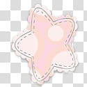 Cute star pink, pink and white star illustration transparent background PNG clipart