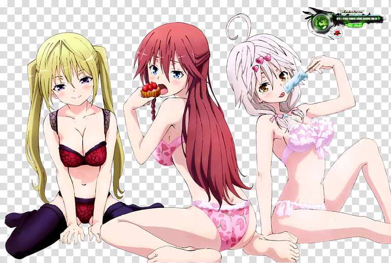 Trinity Seven Lilith Liselotte Yui Pantsu Hd Female Anime Character Transparent Background Png Clipart Hiclipart