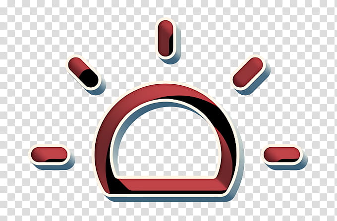 horizon icon rise icon sun icon, Weather Icon, Red, Motor Vehicle, Nail, Finger, Nail Care, Nail Polish transparent background PNG clipart
