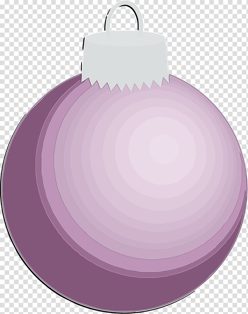 purple violet lilac pink magenta, Christmas Ornament, Christmas Ball Ornaments, Watercolor, Paint, Wet Ink transparent background PNG clipart