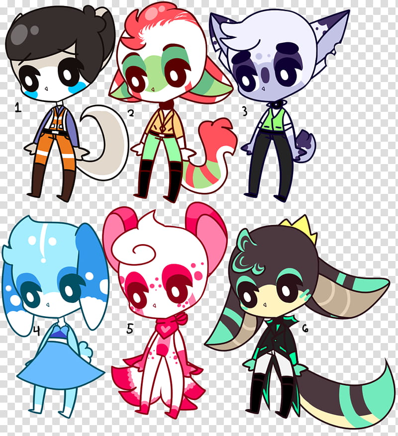 Anthro Adoptables (CLOSED) transparent background PNG clipart