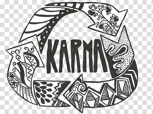 Overlays y firmas , white and black Karma cycle artwork transparent background PNG clipart