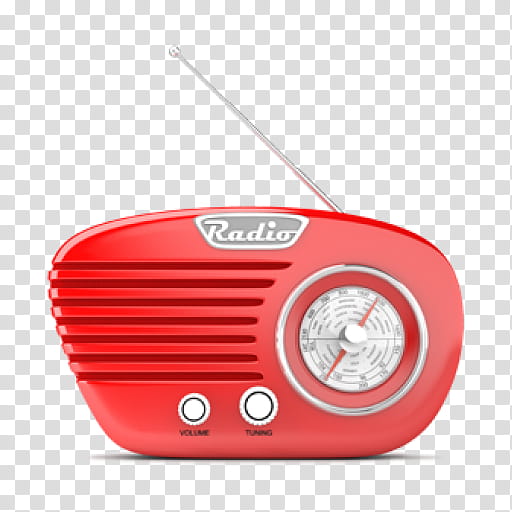 red radio technology electronic device alarm clock, Alarm Device transparent background PNG clipart