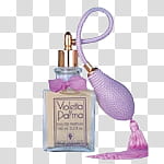 Parfume icons, duxi, purple and clear glass perfume spray bottle transparent background PNG clipart