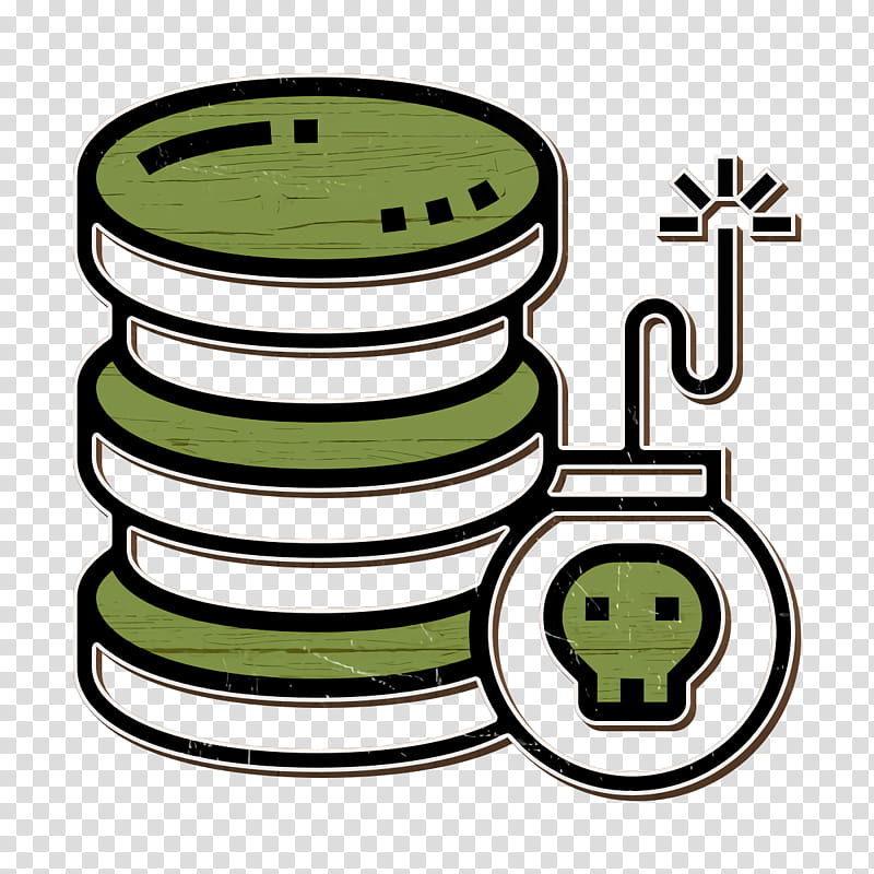 Cyber Crime icon Cyber attack icon, Green, Emoticon, Smile, Symbol transparent background PNG clipart