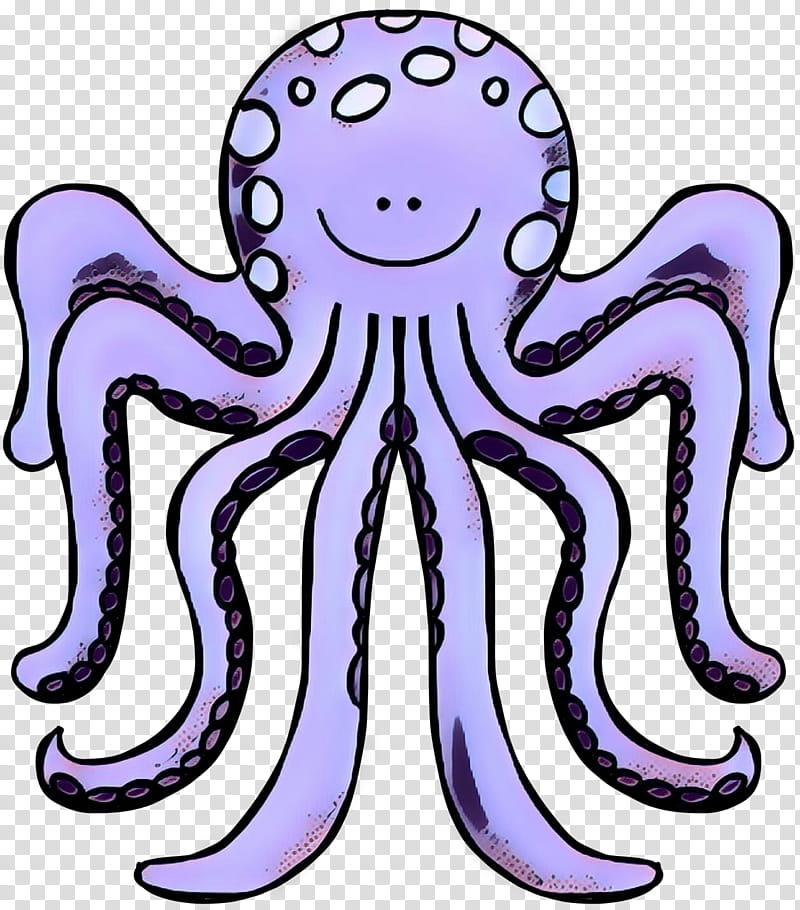 giant pacific octopus octopus cartoon octopus, Pop Art, Retro, Vintage, Marine Invertebrates, Purple transparent background PNG clipart