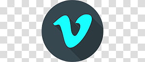 V logo, blue heart text brand sky, Vimeo, blue, simple, text png
