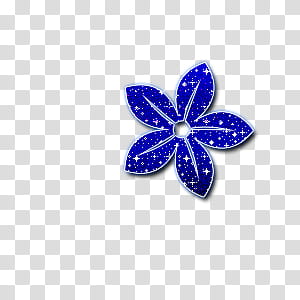 blue and white flower transparent background PNG clipart