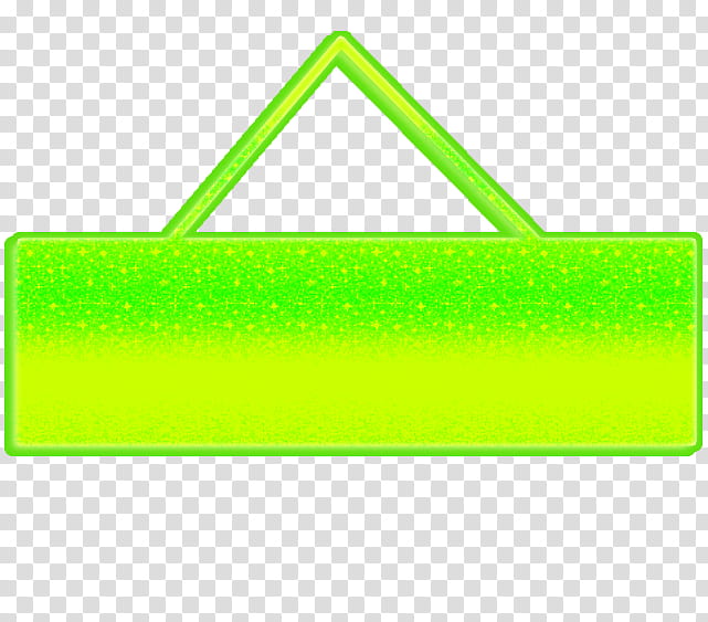 Colgantes, rectangular green and yellow board art transparent background PNG clipart