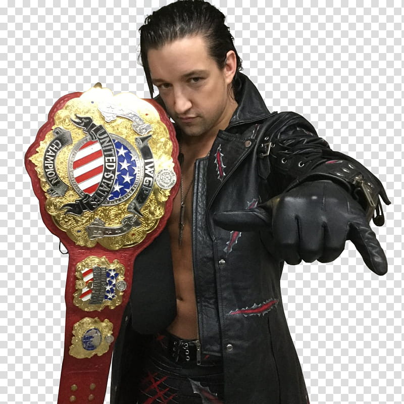JAY WHITE IWGP United States Heavyweight Champion transparent background PNG clipart