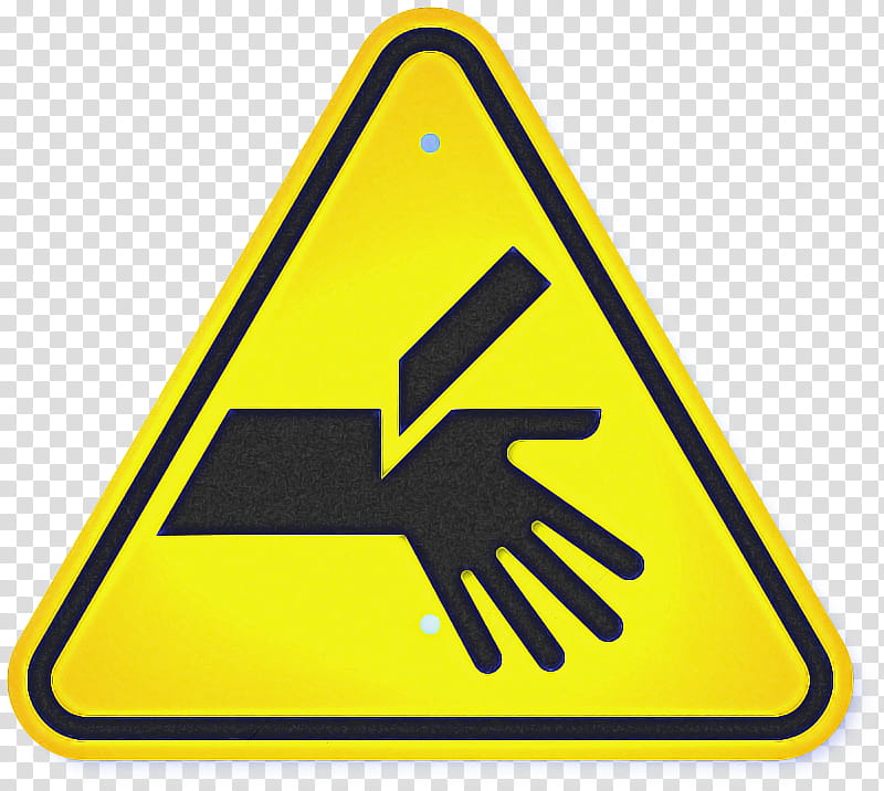 Sign Sign, Warning Sign, Symbol, Hazard Symbol, Iso 3864, Cutting, Label, Safety transparent background PNG clipart