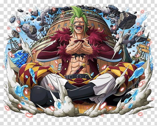 Bartolomeo nd Commander of Straw Hat Grand Fleet transparent background PNG clipart