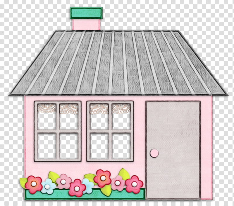 shed roof house building cottage, Watercolor, Paint, Wet Ink, Home, Outdoor Structure, Playhouse, Chicken Coop transparent background PNG clipart
