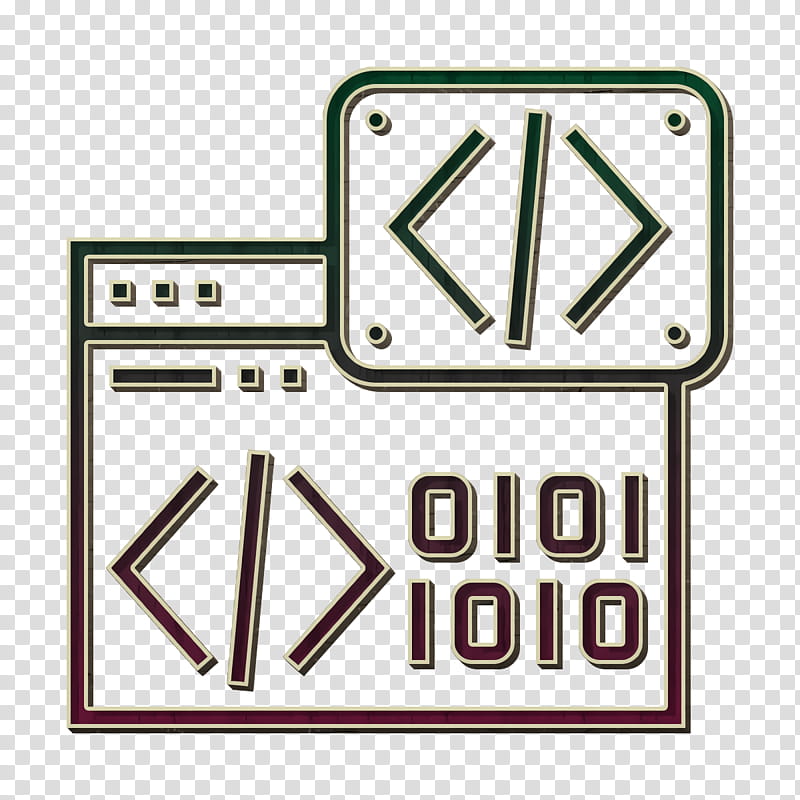 Code icon Programming icon Binary code icon, Text, Line, Logo, Sign, Rectangle, Signage transparent background PNG clipart