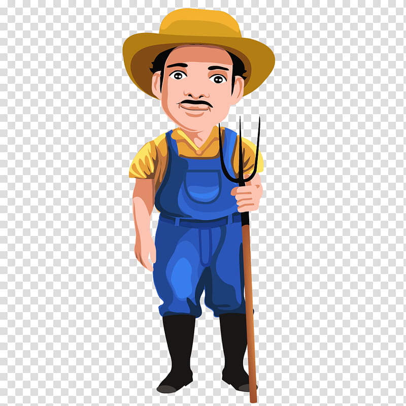 Cowboy Hat, Farmer, Agriculture, Cartoon, Europe, United States Of America, Clothing, Standing transparent background PNG clipart