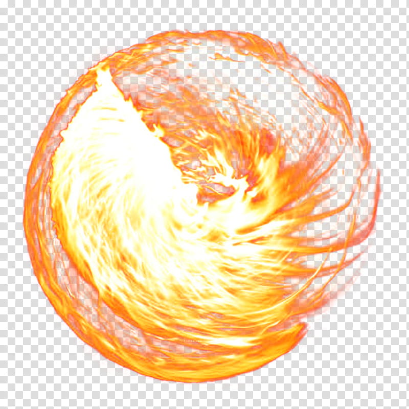 Flames I, round orange illustration transparent background PNG clipart