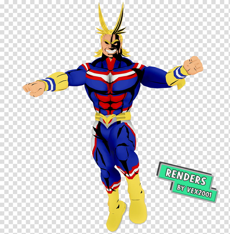 All Might Render transparent background PNG clipart