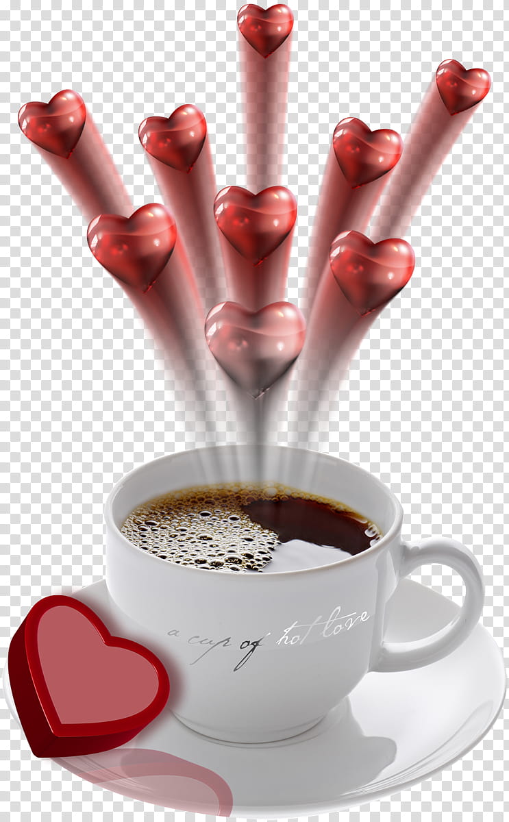 Valentines Day Heart, Love, Drawing, Cup, Coffee Cup, Tableware transparent background PNG clipart