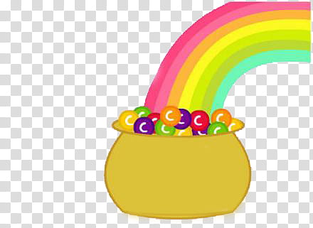 , brown cauldron and rainbow illustration transparent background PNG clipart