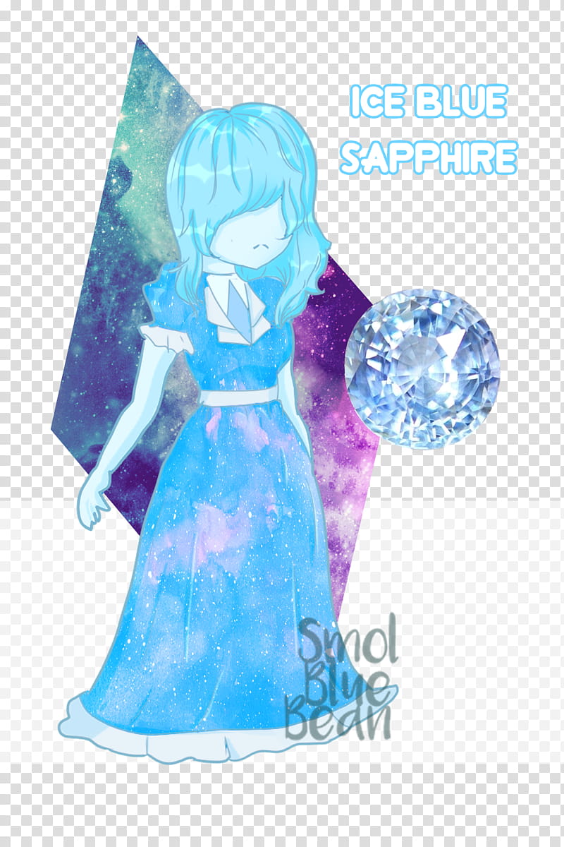 ICE BLUE SAPPHIRE  PT OPEN transparent background PNG clipart