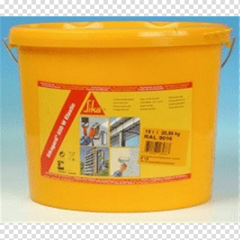 Sika Ag Yellow, Coating, Waterproofing, Paint, Roof Coating, Construction transparent background PNG clipart