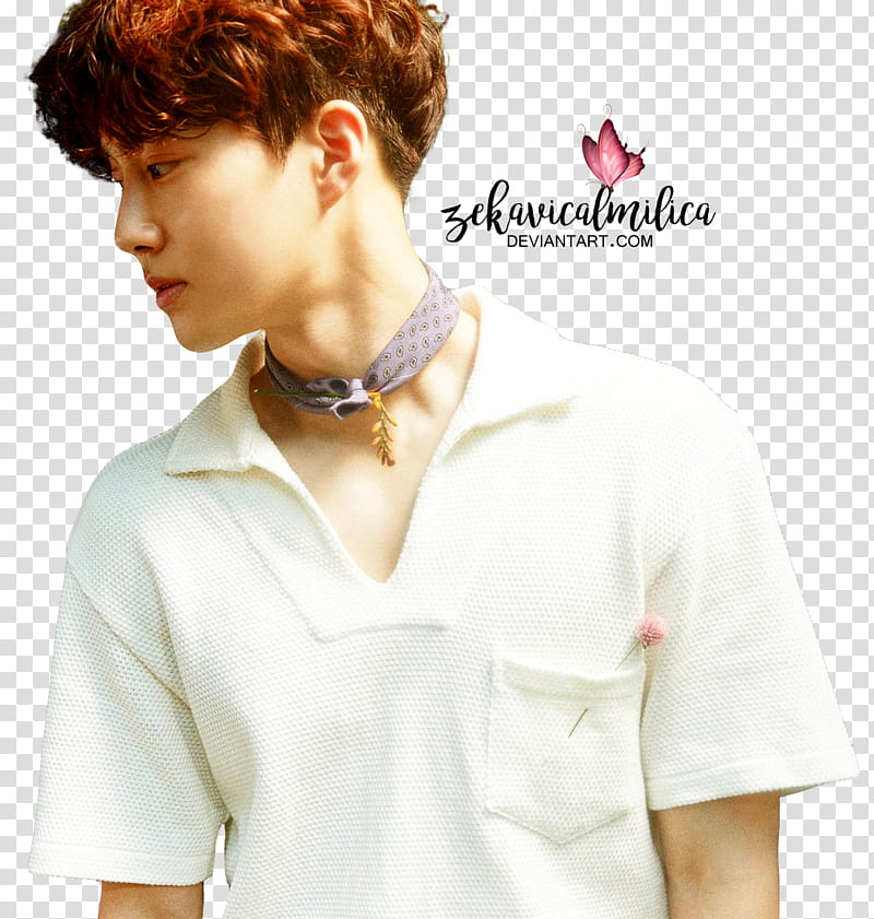 EXO Suho The War, men's white polo shirt transparent background PNG clipart
