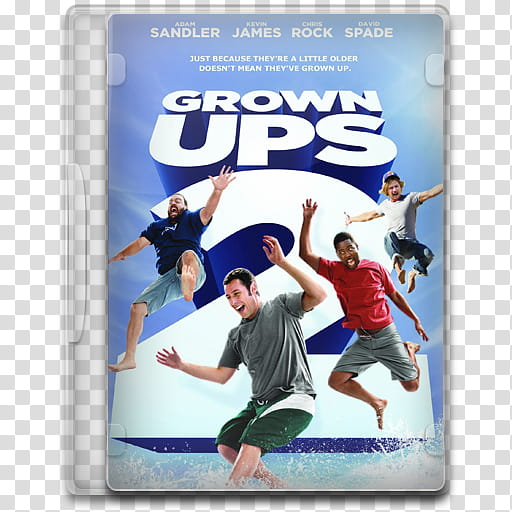 Movie Icon , Grown Ups , Grown Ups  DVD case transparent background PNG clipart