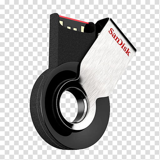 Sandisk USB Drive Icons, Sandisk Cruzer Orbit transparent background PNG clipart