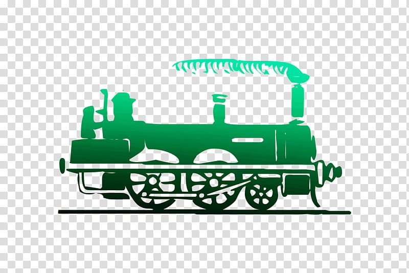 Train, Logo, Vehicle, Transport, Locomotive, Green, Rolling , Railroad Car transparent background PNG clipart